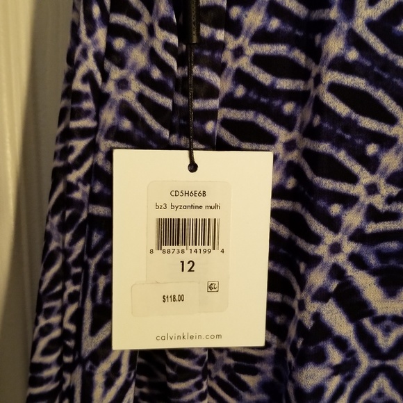 Firm Price*Calvin Klein Resort Style A-Lined Dress - Picture 4 of 4